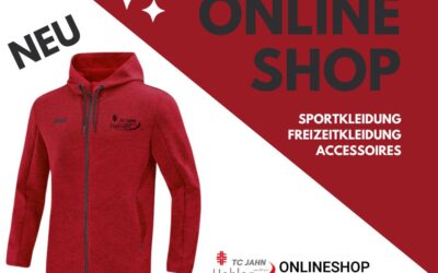 Jetzt neu: Der Online-Shop des TC Jahn Hehlen!